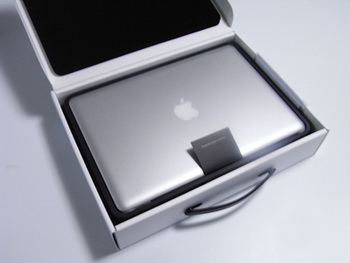 macBook unpacking process